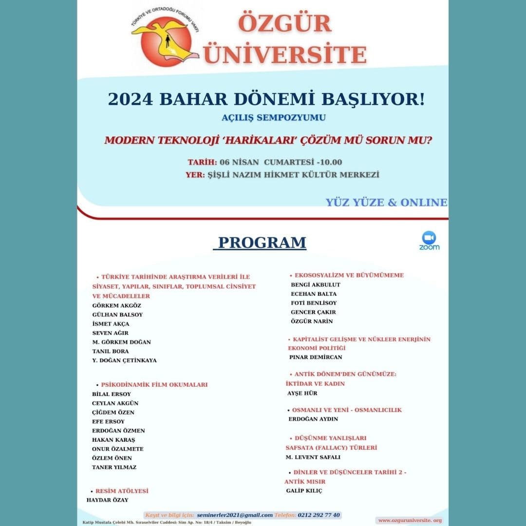 2024 Bahar dönemi başlıyor!